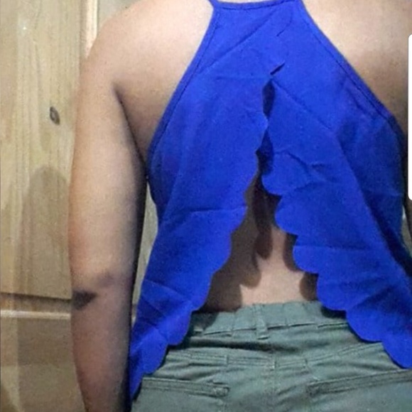 Overlap Back Scallop Edge Cami Top - Picture 6 of 8